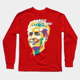 Megan Rapinoe wpap pop art Long Sleeve T-Shirt